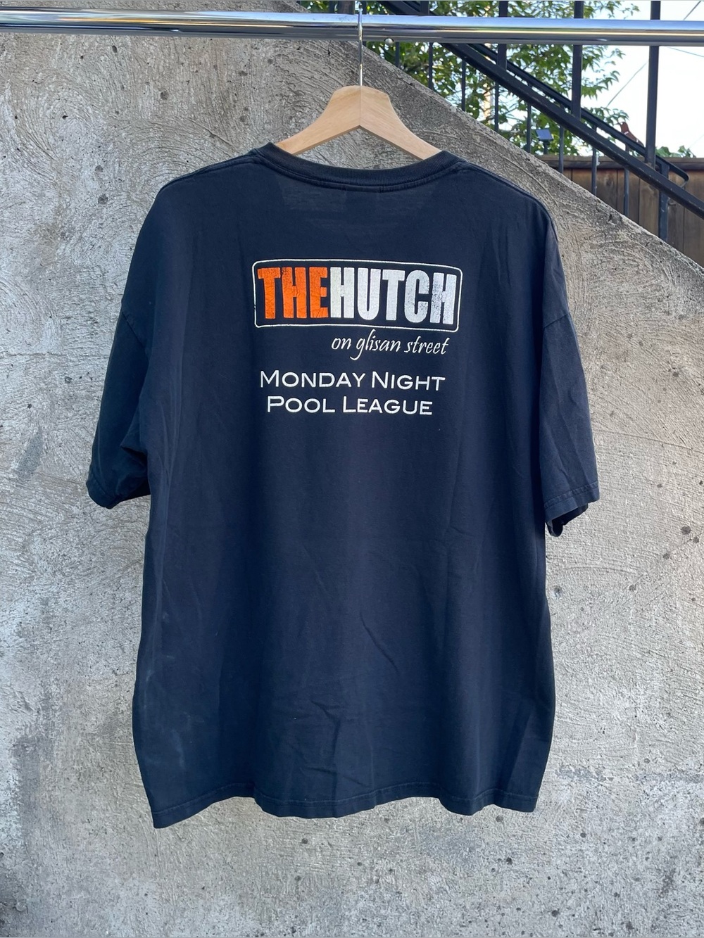 The Hutch Portland, Oregon double sided “Monday night pool league” size XL